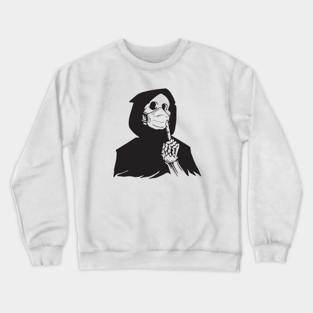 Skeleton Quarantine Crewneck Sweatshirt by KingMaster